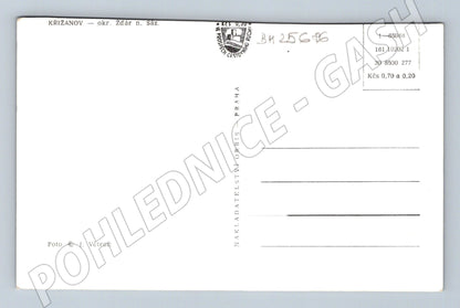 Pohlednice Křižanov celkový pohled (BM25686)