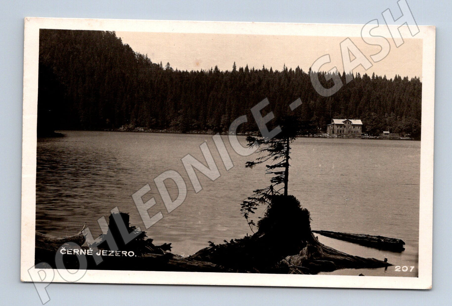 Pohlednice Černé jezero 1935 (BM25688)