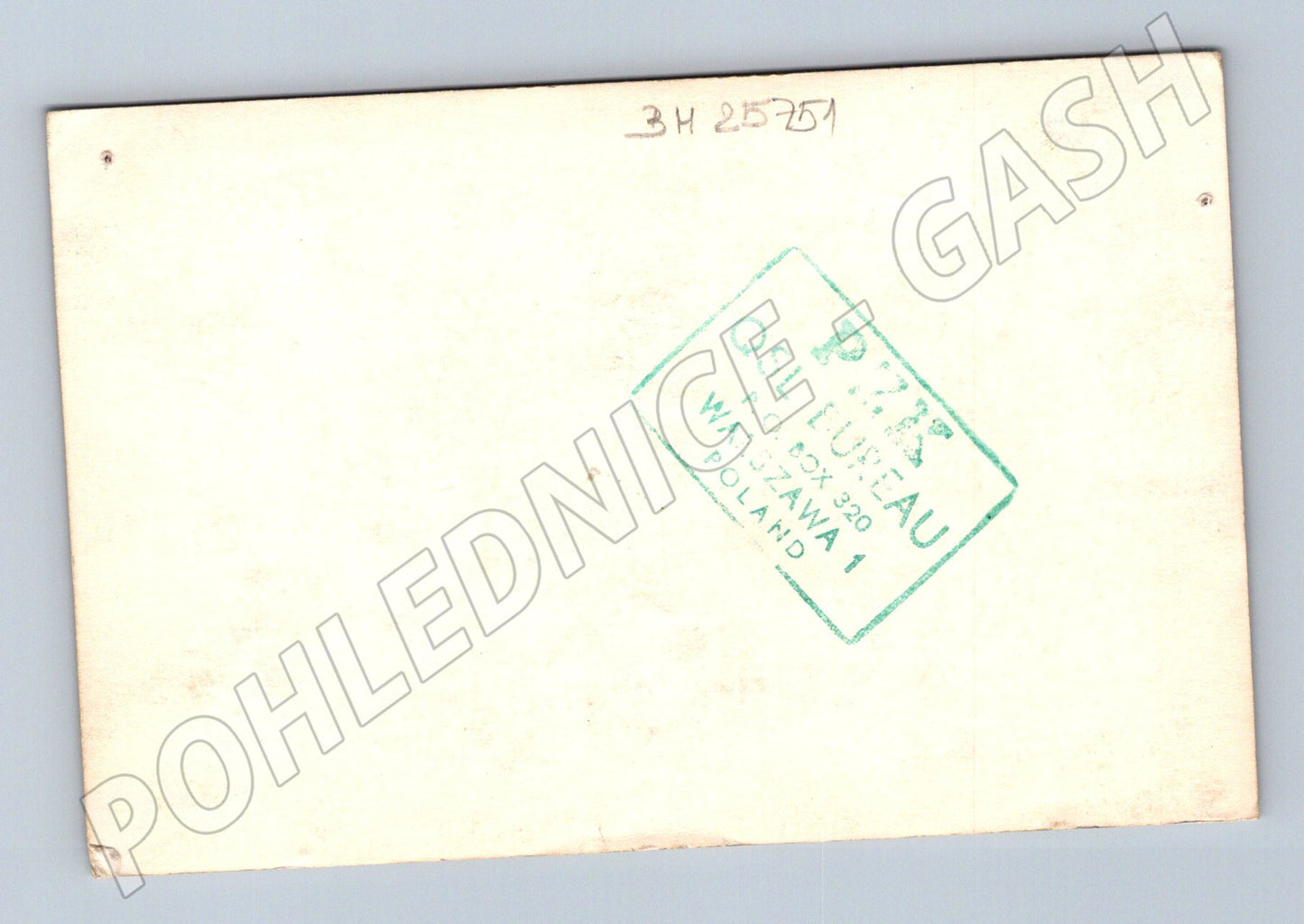 Pohlednice Polsko Varšava Syrena QSL karta 1966 (BM25751)
