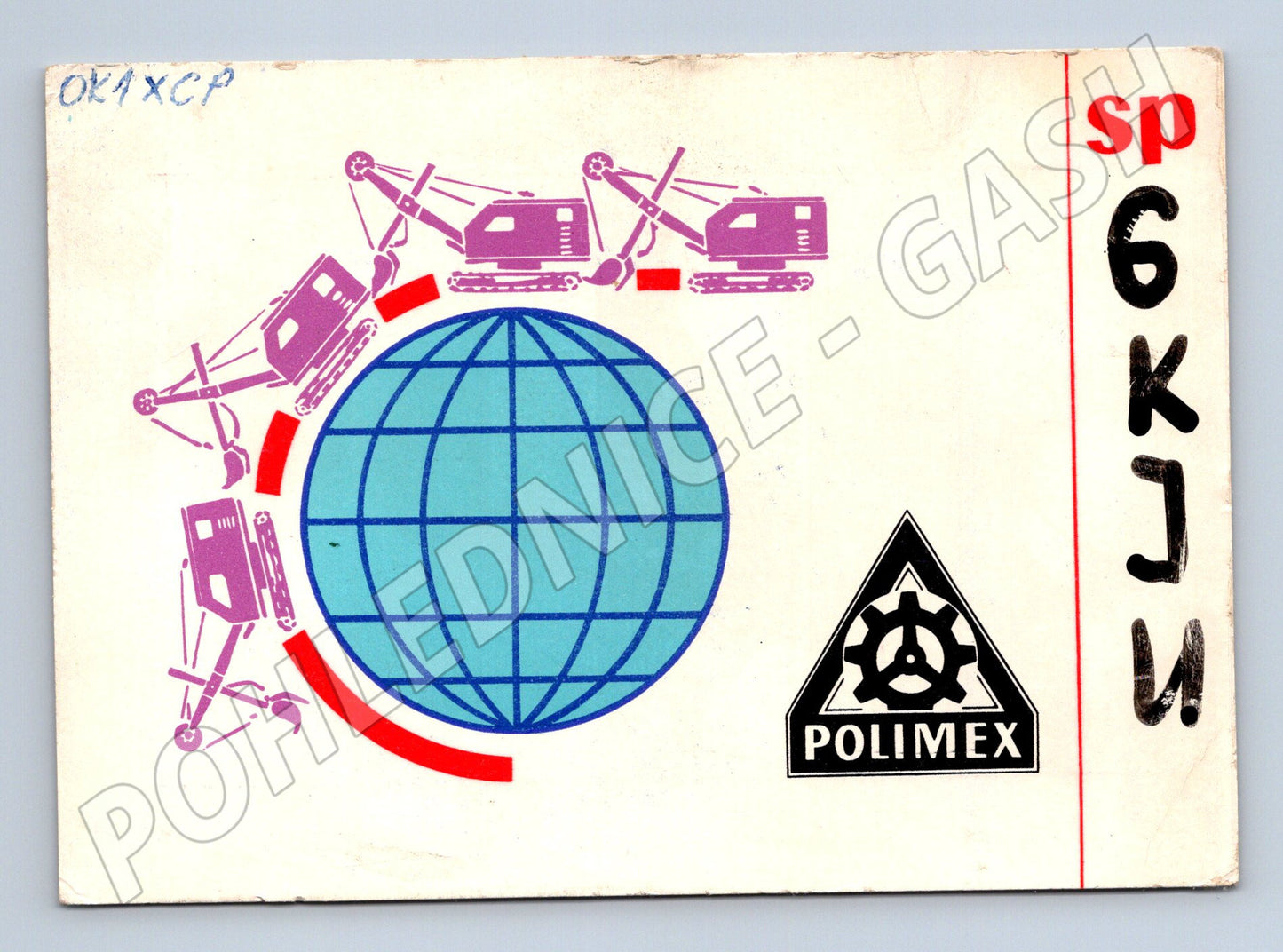 Pohlednice Polsko QSL karta Polimex 1967 (BM25753)