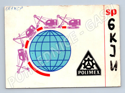 Pohlednice Polsko QSL karta Polimex 1967 (BM25753)