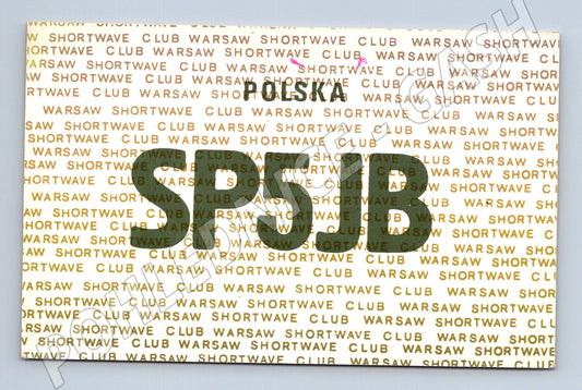 Pohlednice Polsko amatérské rádio QSL SP5JJB 1972 (BM25756)