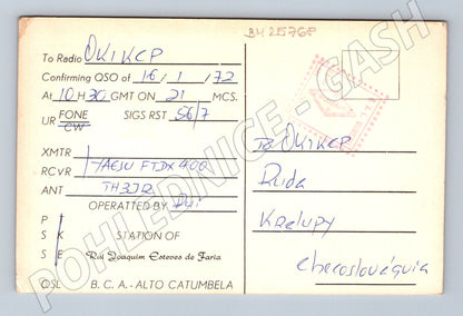 Pohlednice Angola továrna Alto Catumbela 1972 (BM25768)