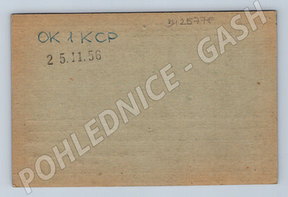Pohlednice Polsko QSL karta SP6GGB OK1KCP 1956 (BM25778)
