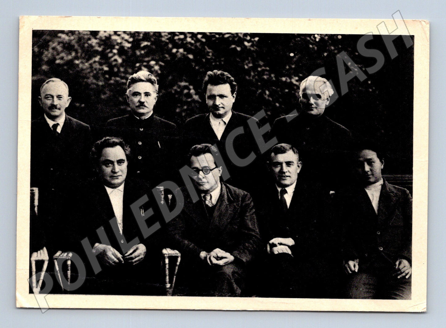 Pohlednice Rusko Sekretáři Kominterny skupinový portrét 1935 (BM25796)
