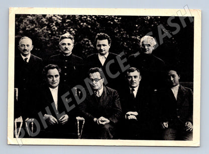 Pohlednice Rusko Sekretáři Kominterny skupinový portrét 1935 (BM25796)