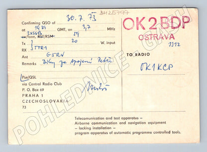Pohlednice Kolín Tesla Kolín reklama 1973 (BM25797)
