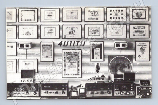 Pohlednice Švýcarsko amatérská radiostanice 4U1ITU 1971 (BM25803)