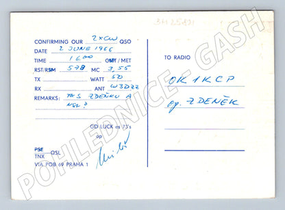 Pohlednice Škoda 706 nákladní vozy QSL Ústí nad Labem 1966 (BM25821)
