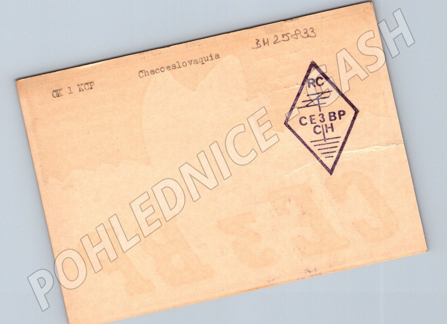 Pohlednice Chile QSL karta radioamatér CE3BP 1973 (BM25833)