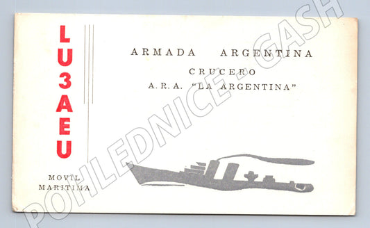Pohlednice Argentina A.R.A. La Argentina QSL 1971 (BM25835)