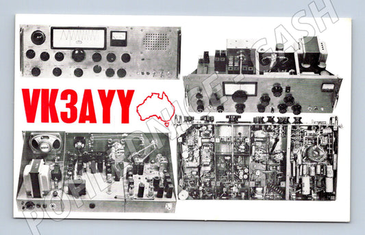 Pohlednice Austrálie amatérské rádio QSL VK3AYY 1972 (BM25836)