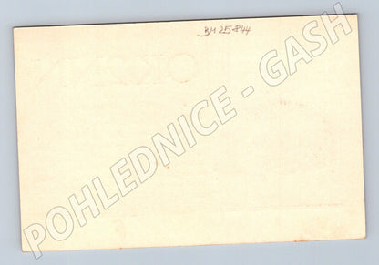 Pohlednice Gottwaldov-Zlín QSL karta 1957 (BM25844)