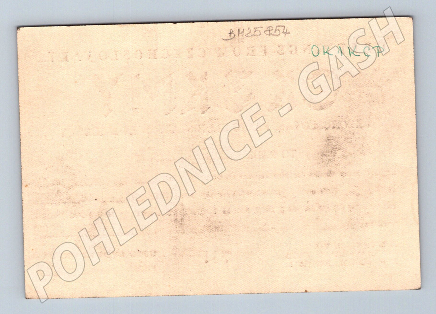 Pohlednice Slovensko Malacky QSL karta 1959 (BM25854)