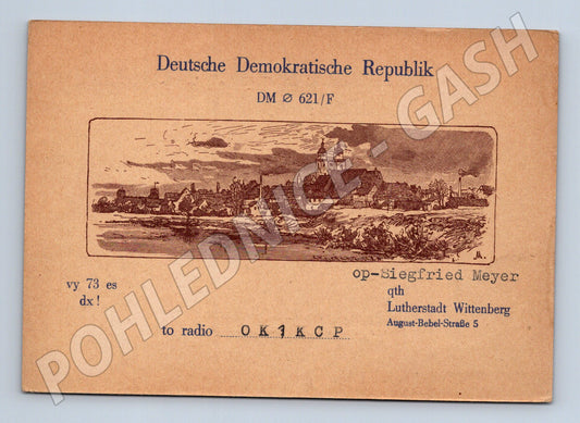 Pohlednice Německo Lutherstadt Wittenberg 1958 (BM25917)