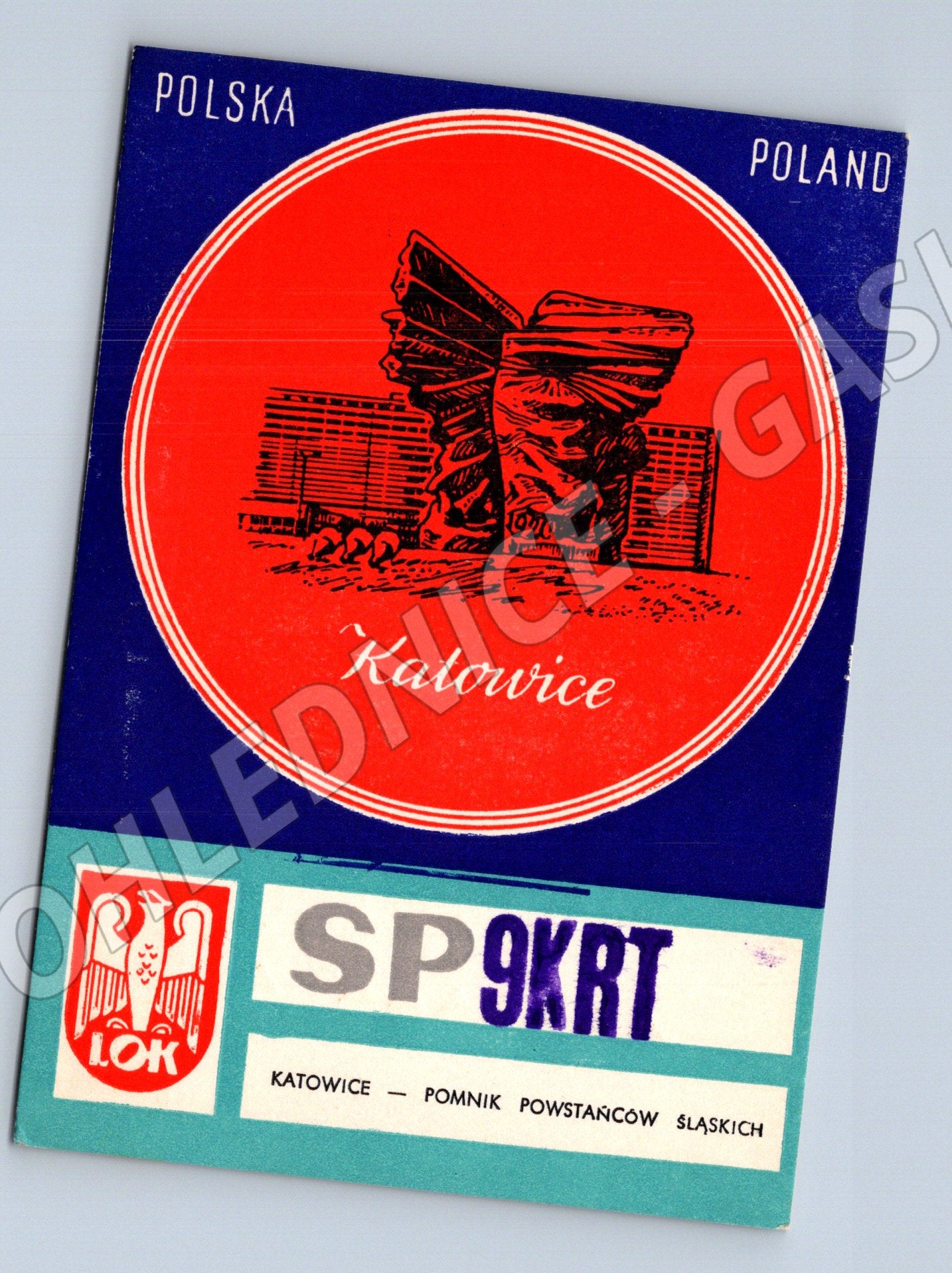 Pohlednice Polsko Katowice Pomník Powstańców QSL 1972 (BM25923)