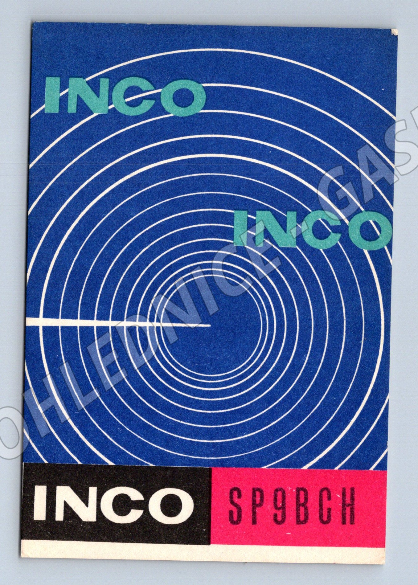 Pohlednice Polsko QSL karta INCO 1973 (BM25926)