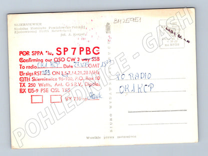 Pohlednice Polsko Skierniewice budova PZPR QSL 1965 (BM25951)