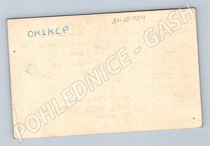 Pohlednice Švédsko QSL karta SL7AC Kristianstad 1959 (BM25959)