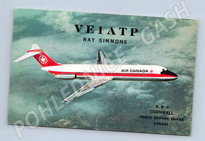 Pohlednice Kanada Air Canada Douglas DC-9 letadlo 1972 (BM25961)