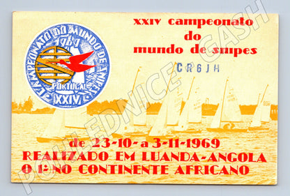 Pohlednice Angola Luanda jachting Snipe mistrovství 1969 (BM25964)