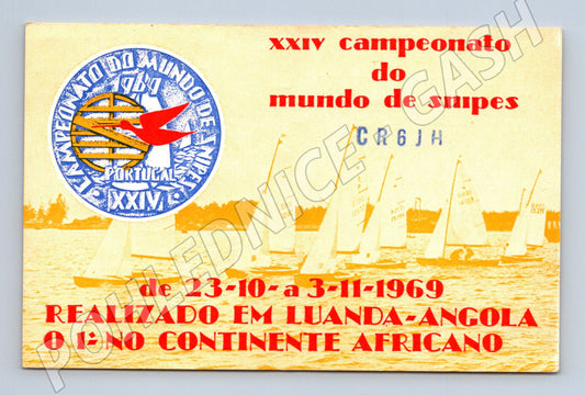 Pohlednice Angola Luanda jachting Snipe mistrovství 1969 (BM25964)