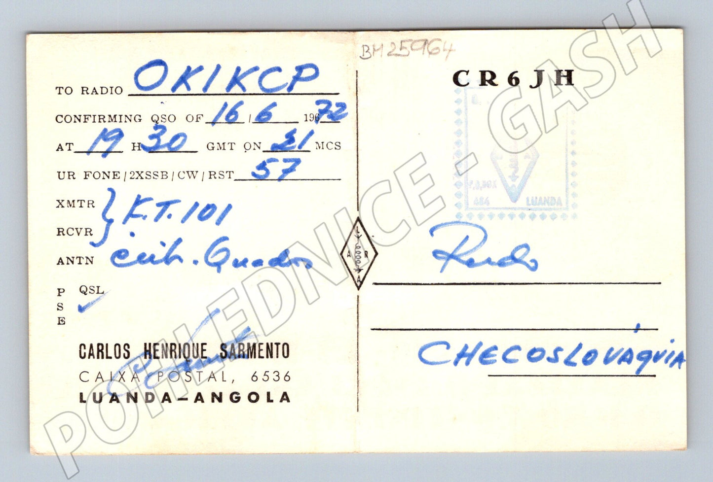 Pohlednice Angola Luanda jachting Snipe mistrovství 1969 (BM25964)