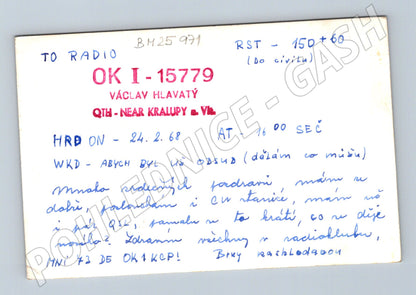 Pohlednice tajemný rozkaz satirický motiv 1968 (BM25971)