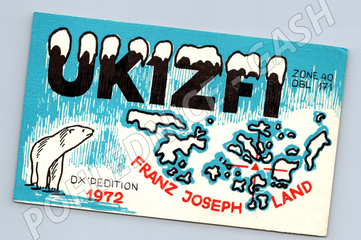 Pohlednice Rusko Franz Josef Land DX pedition 1972 (BM26002)