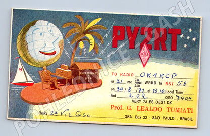 Pohlednice Brazílie radioamatérská QSL karta 1971 (BM26005)