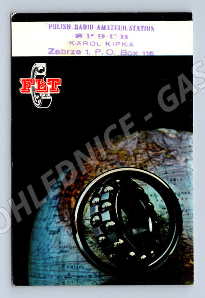 Pohlednice Polsko radioamatérská stanice QSL karta 1973 (BM26010)