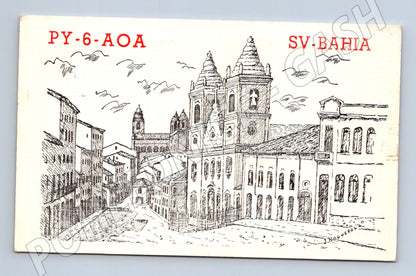 Pohlednice Brazílie Salvador Bahia budovy 1973 (BM26015)