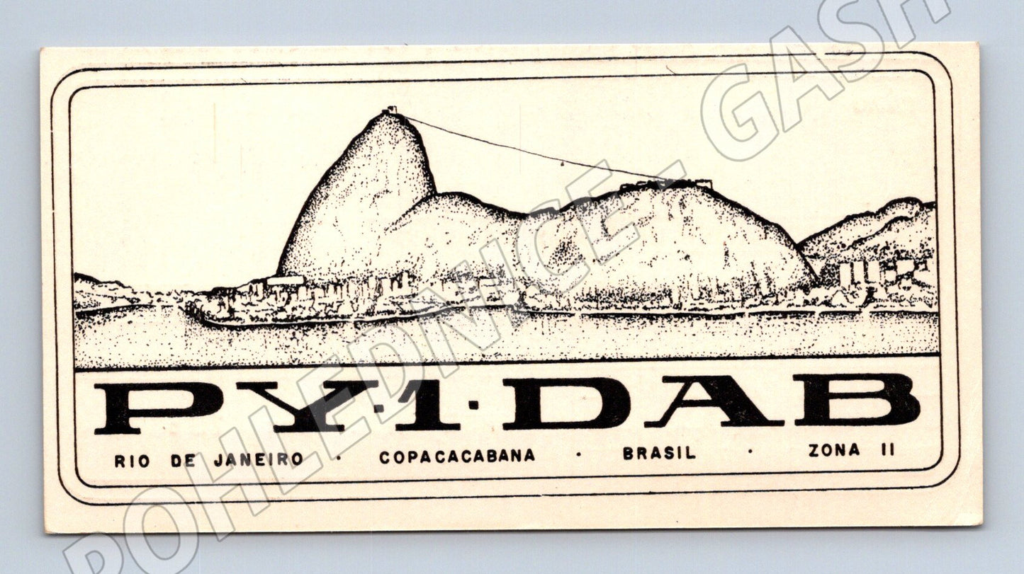 Pohlednice Brazílie Rio de Janeiro Cukrová homole 1972 (BM26018)