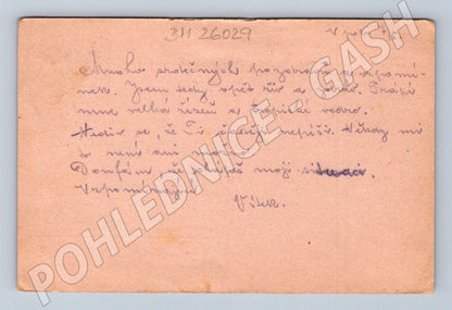 Pohlednice feldpost I. sv. válka Račice u Vyškova 1917 (BM26029)