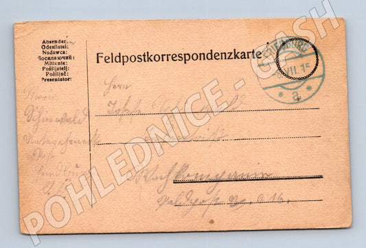 Pohlednice Německo Feldpost Freiburg 1915 (BM26031)