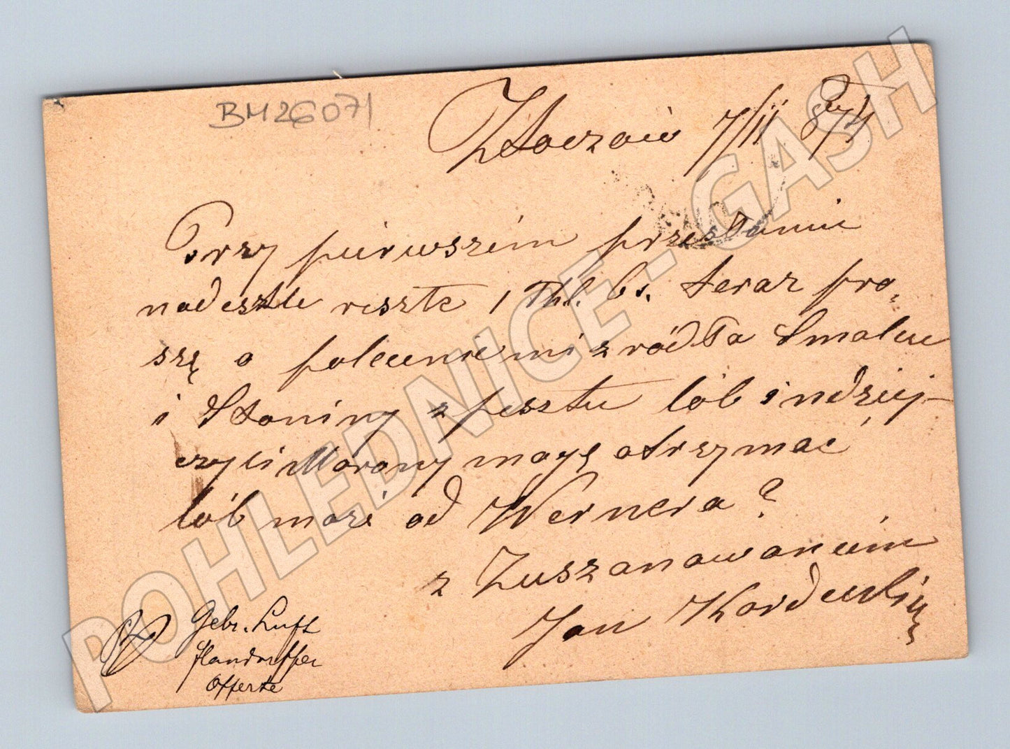 Pohlednice Polsko Lwów (Lemberg) 1900 (BM26071)