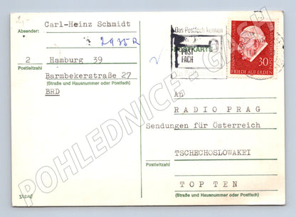 Pohlednice Německo Karel Gott I CH WERFE EINE KRONE 1970 (BM26073)