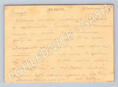 Pohlednice Olomouc poštovní razítko 1938 (BM26086)