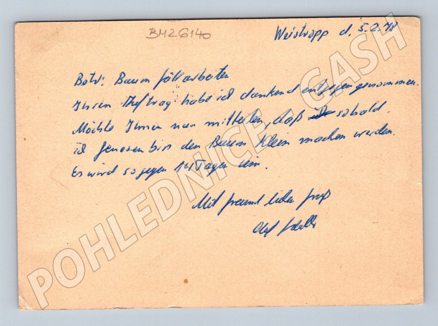 Pohlednice Německo Míšeň (Meißen) prázdná 1978 (BM26140)