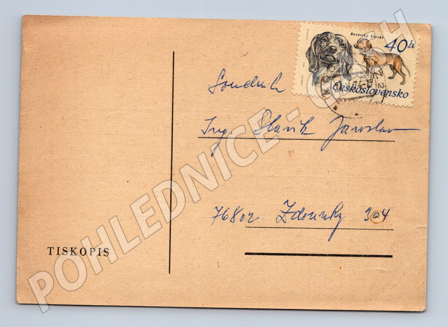 Pohlednice Zdouňky JZD pozvánka na schůzi (BM26148)