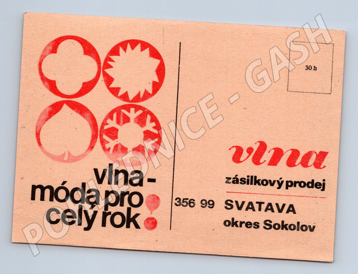 Pohlednice Svatava zásilkový prodej Vlna (BM26156)