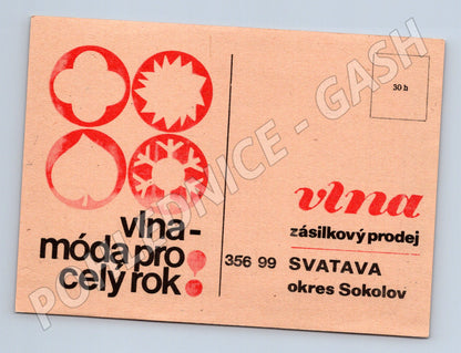 Pohlednice Svatava zásilkový prodej Vlna (BM26156)