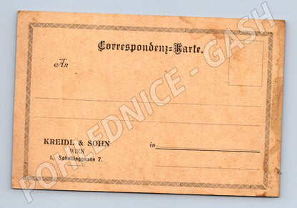Pohlednice Rakousko Vídeň blank Correspondenz=Karte (BM26170)