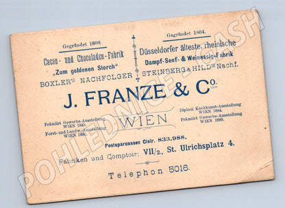 Pohlednice Rakousko Wien J. Franze & Co. reklama (BM26171)