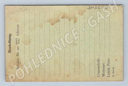 Pohlednice Itálie Terst objednávkový formulář 1905 (BM26176)