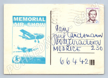 Pohlednice Roudnice n. Labem Memorial Air Show 1993 (BM26186)