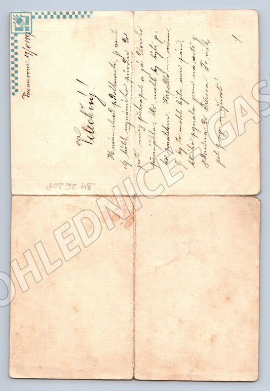 Pohlednice Krasanores ručně psaný dopis (BM26208)