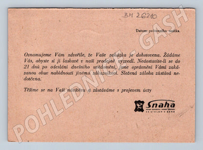 Pohlednice Československo Snaha Brno reklama 1953 (BM26210)