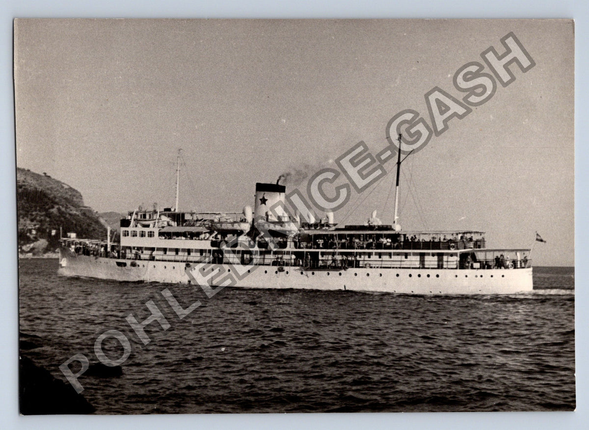 Stará fotografie loď na moři (BM26350)