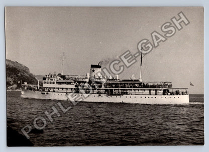 Stará fotografie loď na moři (BM26350)